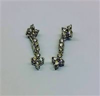 Orecchini Brotto Gioielli Donna in Oro bianco Diamante P4079BO869 - P4079BO869